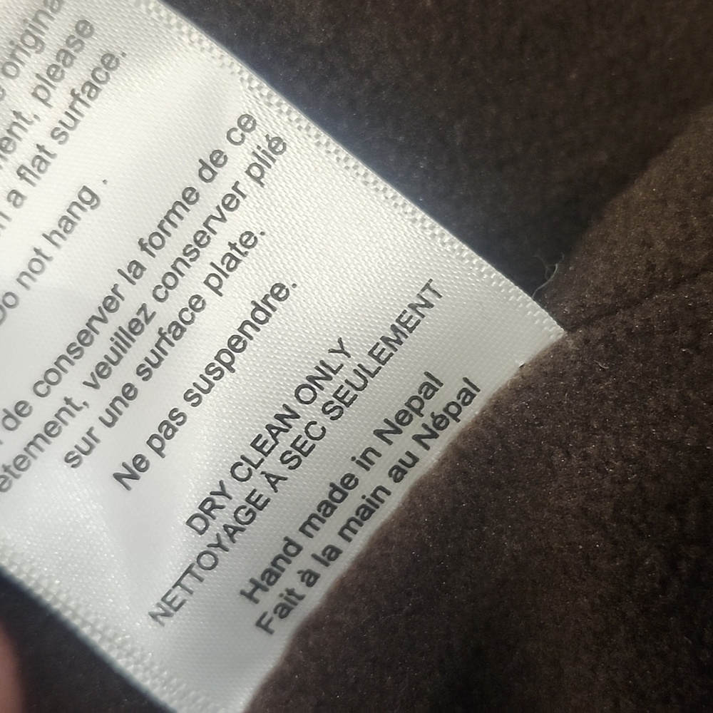 Laundromat The Oxford Sweater Jacket Medium Handmade Wool Knit Brown Like New - Picture 5 of 13